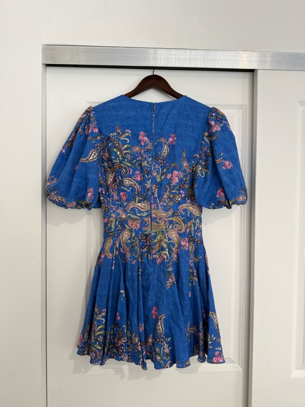 Hemant and Dandita Amyra Short Sleeve Printed Mini Dress - Picture 2 of 4